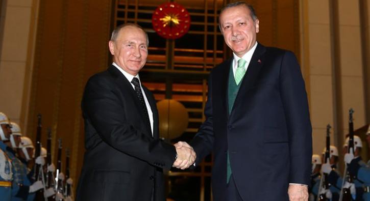 Cumhurbakan Erdoan ve Putin grmesinde bu kare dikkat ekti 