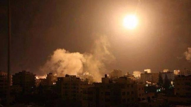 srail ordusu Gazze'yi yine vurdu