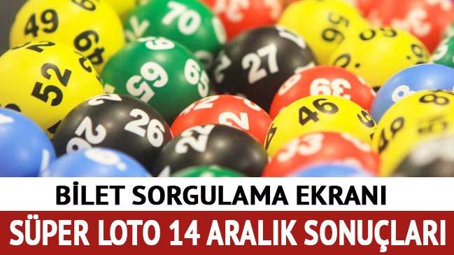 14 Aralk Sper Loto sonular duyuruldu