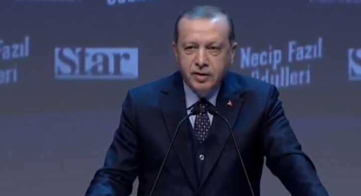 Cumhurbakan Recep Tayyip Erdoan'dan anlaml iir