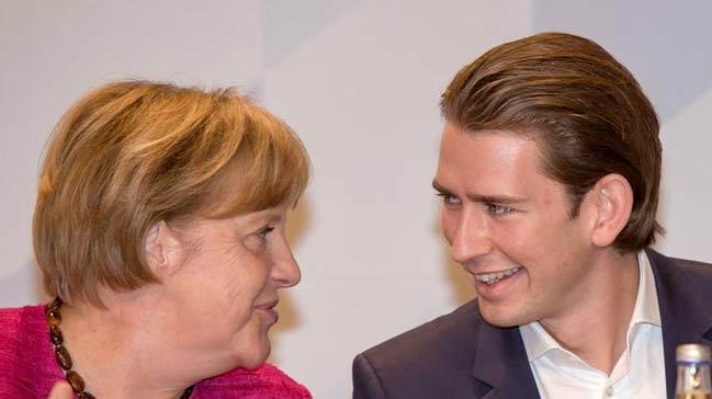 Kurz Merkel'le yaknlamak istiyor