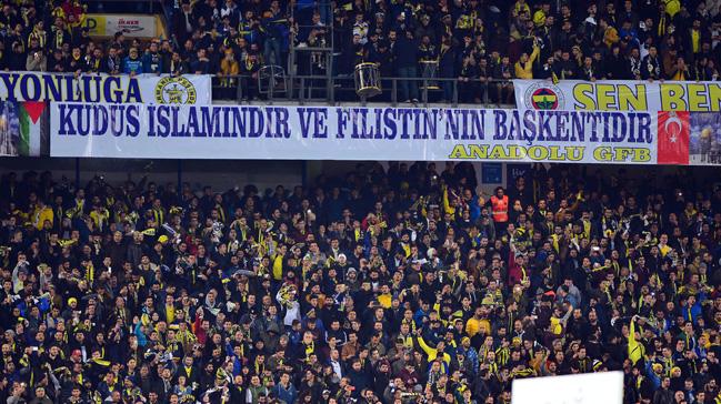 Fenerbaheli taraftarlardan Kuds'e destek