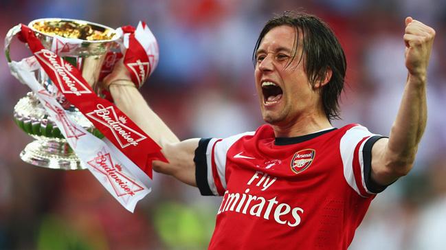 Tomas Rosicky futbolu braktn aklad