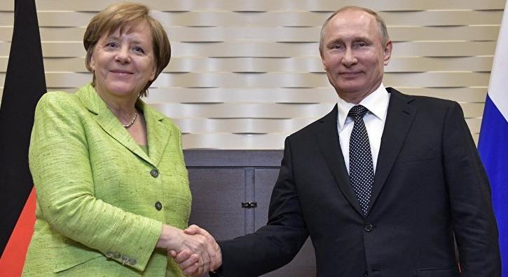 Merkel ve Putin telefonda grt 