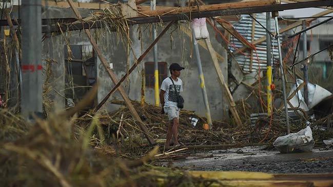 Filipinler'deki Tembin tayfununda 8 kii ld