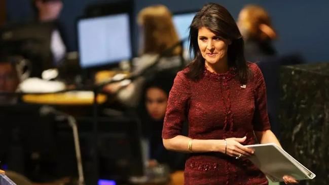 Dnyay tehdit eden bykeli Nikki Haley bakn kim kt"