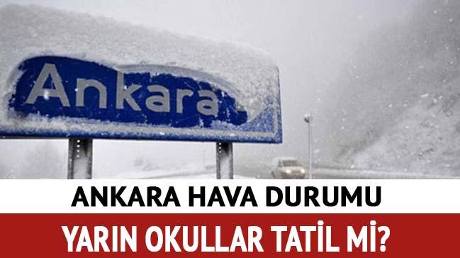 Ankara hava durumu uyars!