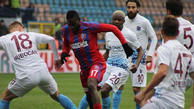 Trabzonspor deplasmanda Kardemir Karabkspor ile 1-1 berabere kald