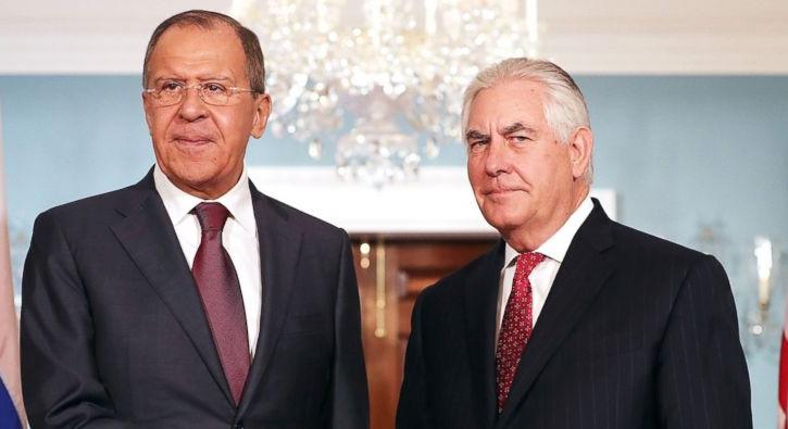 Lavrov ve Tillerson, Suriye ve Kuzey Kore'yi grt 