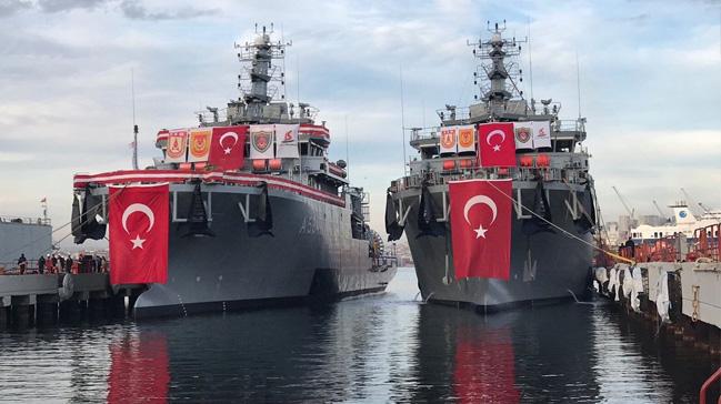 Kurtarma filosu TCG Akn ile glendi