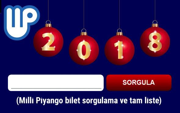 2018 Ylba bileti sorgulama sral tam liste Milli Piyango 2018 ekili sonular akland! 