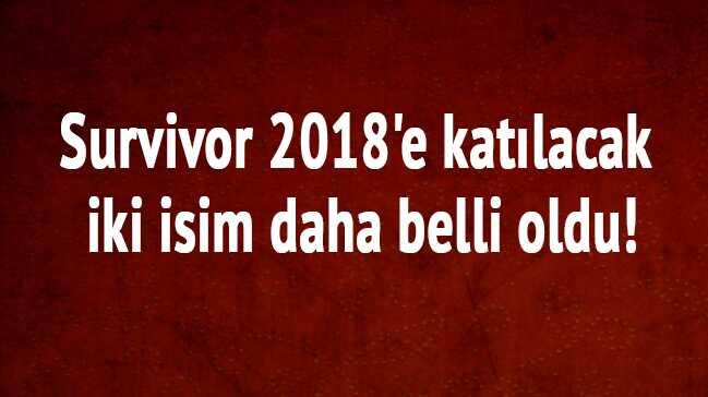 Survivor 2018 kadrosunda kimler var"