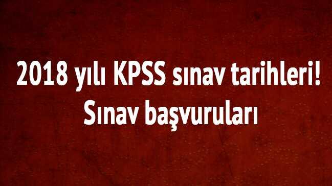 KPSS 2018 ylnda hangi tarihte" 