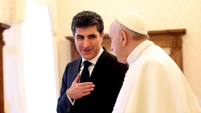 IKBY Babakan Barzani Papa Franciscus ile grt 