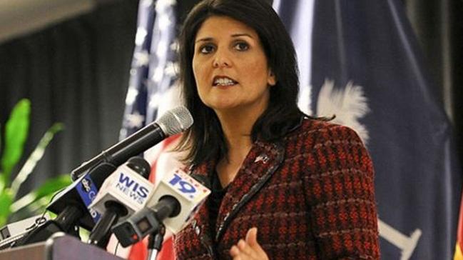 ABD'nin BM Temsilcisi Haley'den ran aklamas 