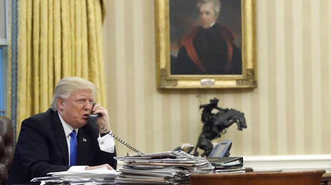 in Devlet Bakan i Cinping ile ABD Bakan Donald Trump'n telefonda grt bildirildi