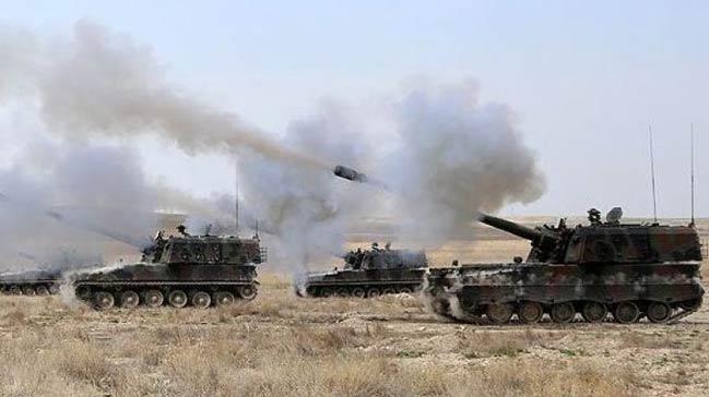 Trk topu birliklerinin Afrin'deki terr rgt PYD/PKK'y vurmasyla snrdaki hareketlilik artt