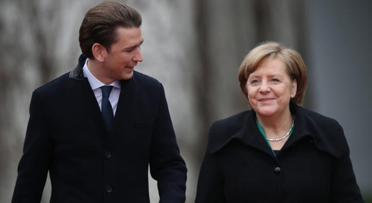 Merkel'den Kurz'a tokat gibi szler: Eletiri gelmesine ok ardm