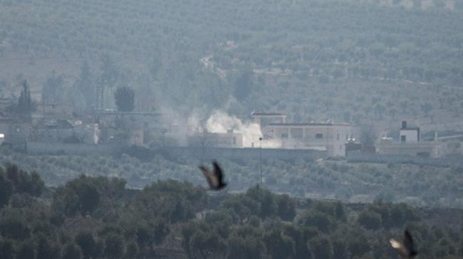  Afrin'deki terr rgt PYD/PKK hedefleri topu atlaryla vuruldu
