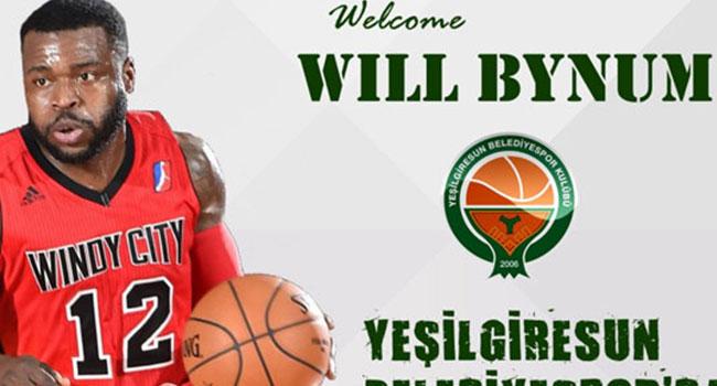 Yeil Giresun Belediyespor, NBA patentli oyun kurucu Will Bynum ile szleme imzalad