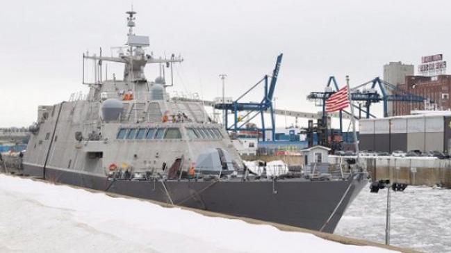 ABD donanmasnn gemisi Montreal'de mahsur kald
