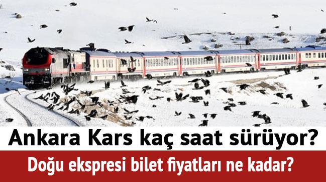 Dou ekspres bilet fiyatlar Ankara Kars ka saat sryor"