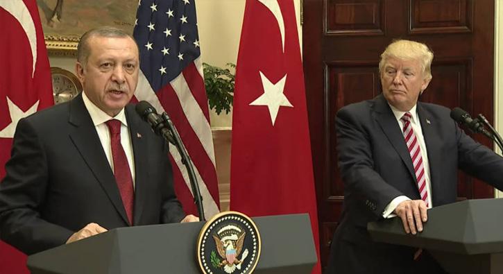 Cumhurbakan Erdoan, yarn ABD Bakan Trump ile telefonda grecek