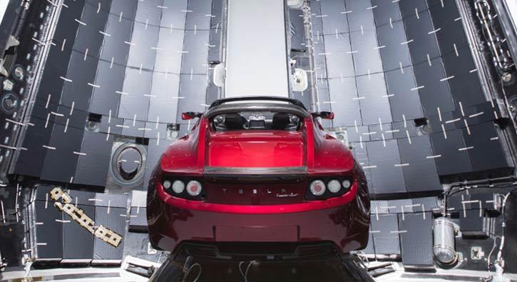 Tesla Roadster uzaya gidiyor