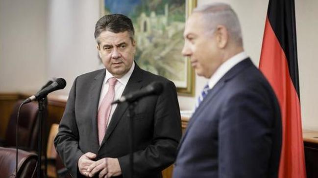 srail ve Almanya 'canl yaynda' att! Netanyahu Gabriel'in szn kesti