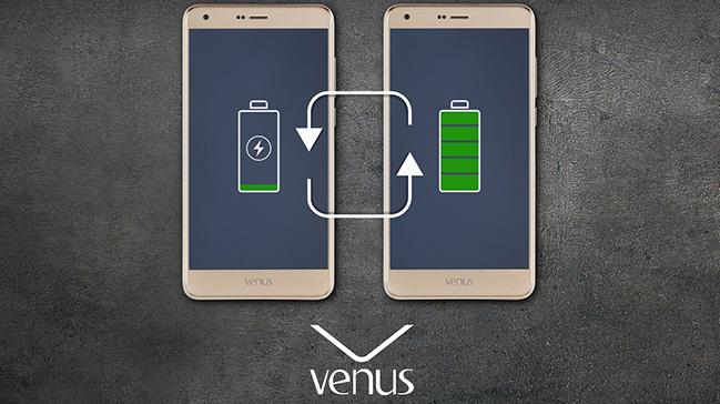 Vestelden enerjisini paylaan telefon: Venus V4