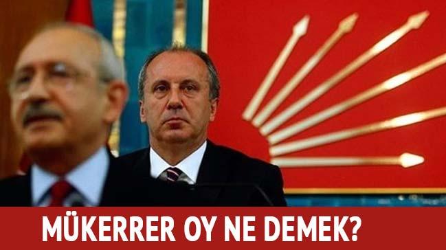 Mkerrer imza ne demek, nedir" Muharrem nceye mkerrer oy iddias nedir"