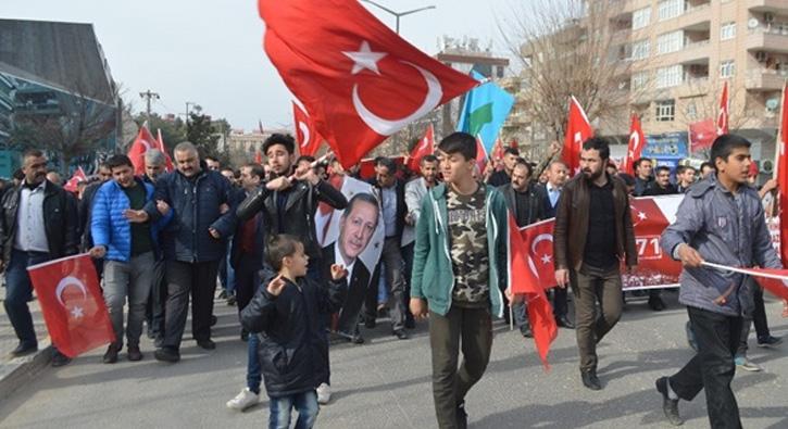 Mardinden operasyondaki asker ve polislere destek