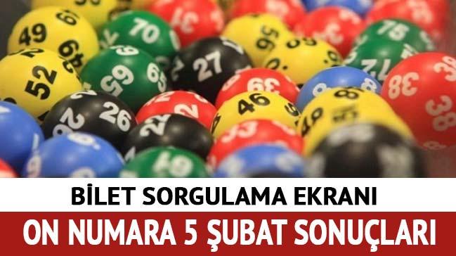 On Numara 5 ubat sonular akland!