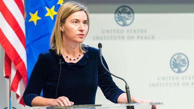 Mogherini: Suriye'de yeni bir cephe amak, Trkiye'yi daha gvenli yapmayacaktr