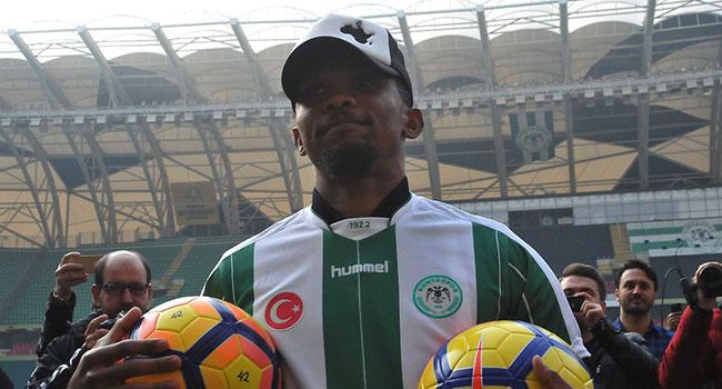 Eto'o'nun gz Aslan'da!