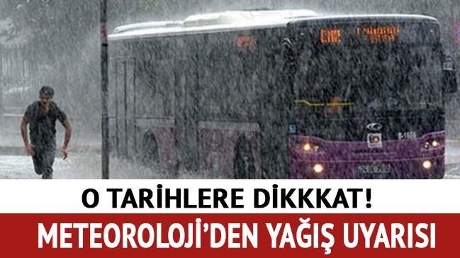 Meteoroloji uyard! Saanak geliyor