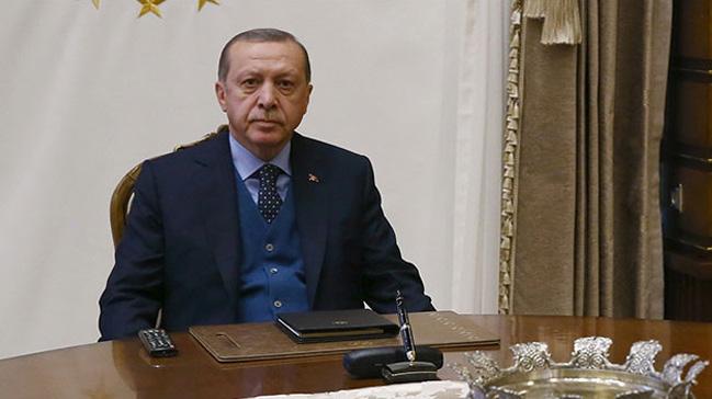 Cumhurbakan Erdoan, Diyanet leri Bakann kabul etti