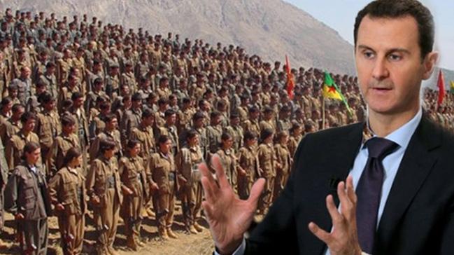 Esed yanls glerden PYD/PKK karargahna saldr