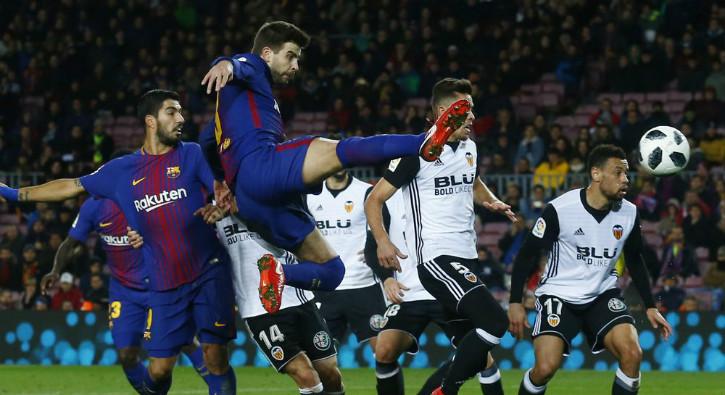 Valencia ve Barcelona kar karya