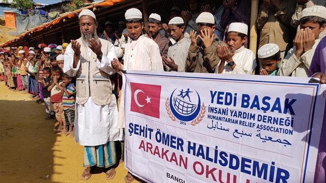 Arakan'da mer Halisdemir Okulu ald