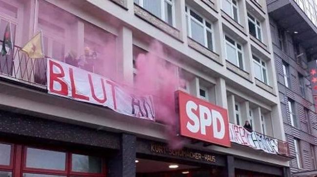 Hamburg'da SPD binas PKK yandalar tarafndan ele geirildi