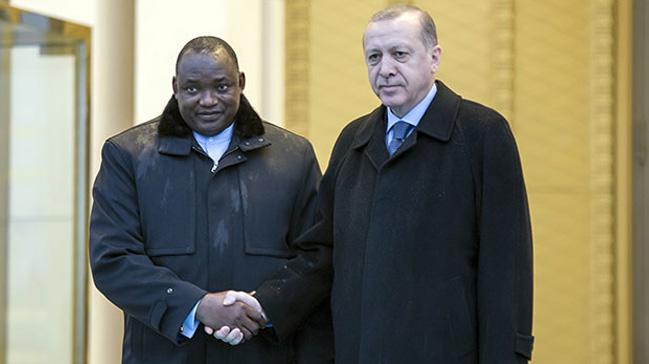 Cumhurbakan Erdoan, Gambiya Cumhurbakann karlad