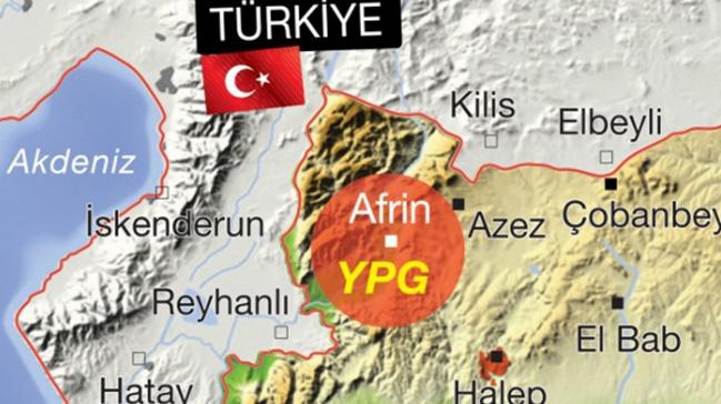 'ABD'den gelenler de YPG niformas giyip kele tayorlard'