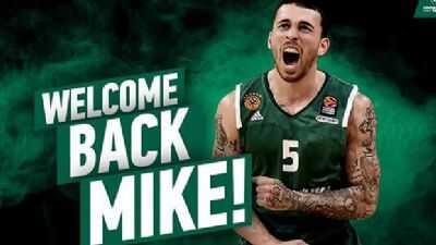 Mike James, Panathinaikos'a geri dnd