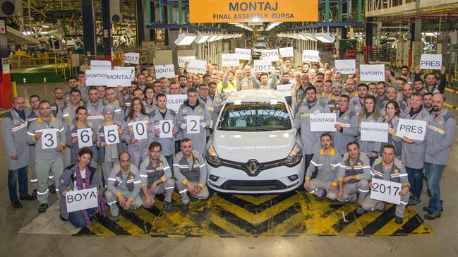 Oyak Renault 2017de retim rekorlar krd