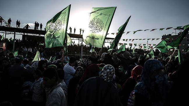 Hamas, Kuds halkna saldr ve ihlallere kar intifaday trmandrma arsnda bulundu