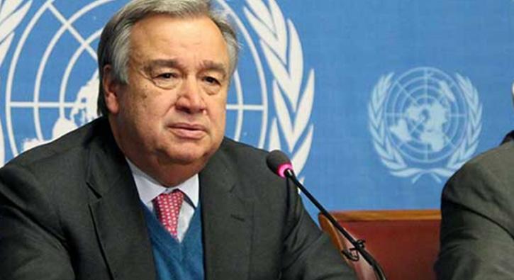 BM Genel Sekreteri Guterres: Suriye'nin paralanma riskiyle kar  karya olduunu gryoruz