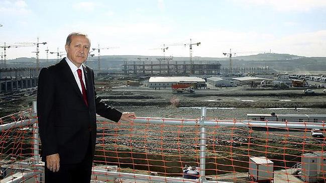Yeni havaliman Cumhurbakan Erdoan'n inii iin hazr