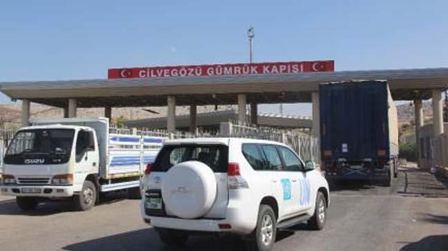 BM yardm konvoyu Suriyeye gei yapt
