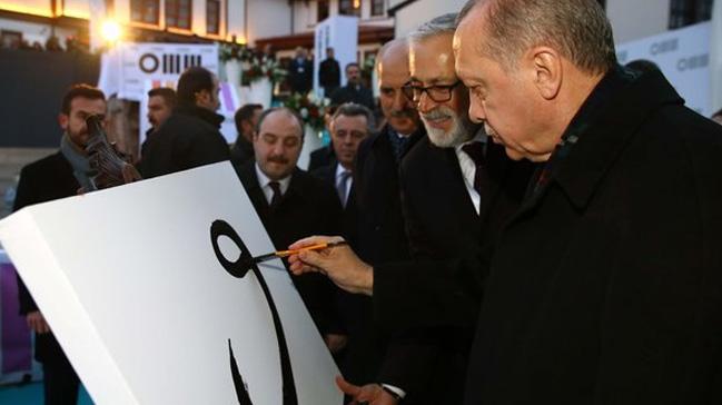 Cumhurbakan Erdoan: lkelerin ve toplumlarn gc kltr, sanatla llr .